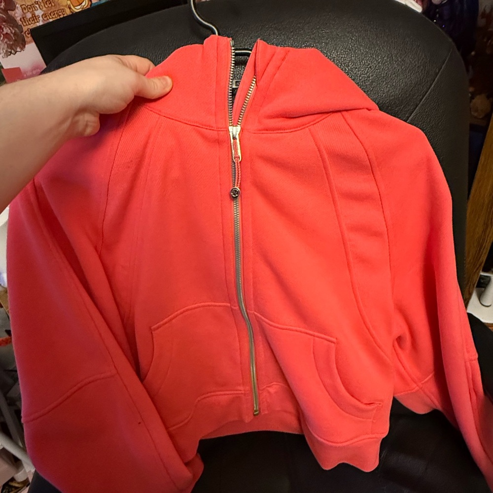 Lululemon oversized crop scuba hoodie xs/s